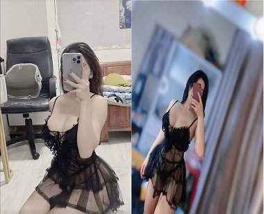 Anh trai không thể chịu đựng được em người yêu cực kỳ sexy trong bộ đồ ren xuyên thấu