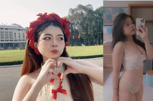 Clip 18+ nóng bỏng của cô nàng xinh đẹp khoe vùng kín quyến rũ