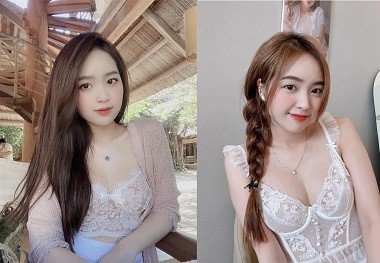 Khánh Linh l**y nhiều lông vui vẻ