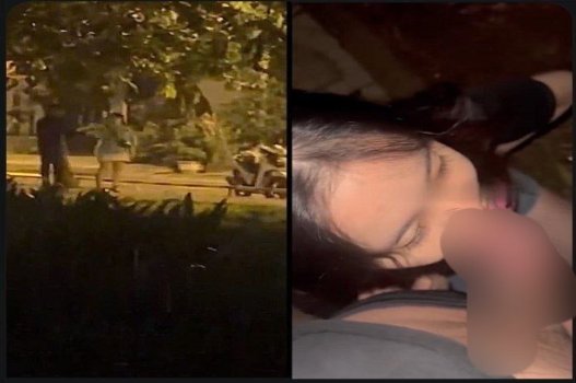 Yêu vụng ngoài công viên: Trốn dưới ánh đèn